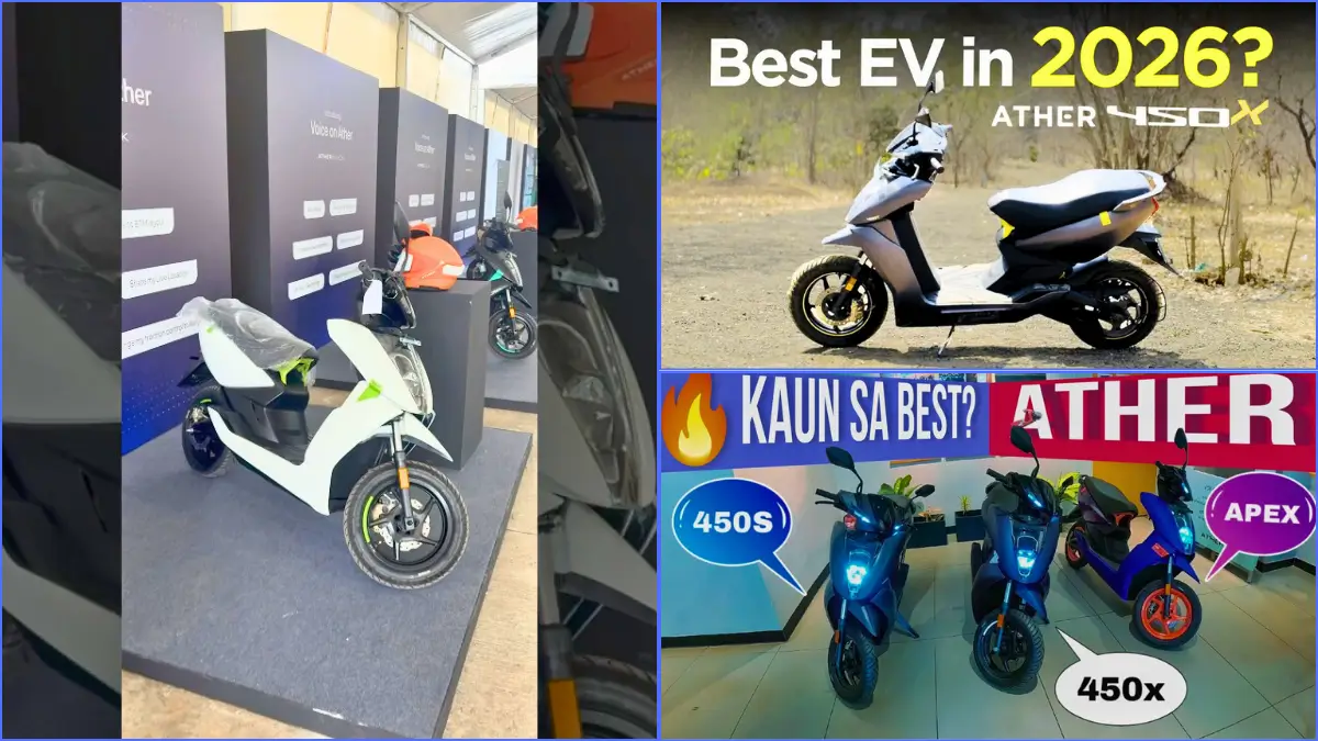 Ather 450X Price List 2026 2.9 kWh