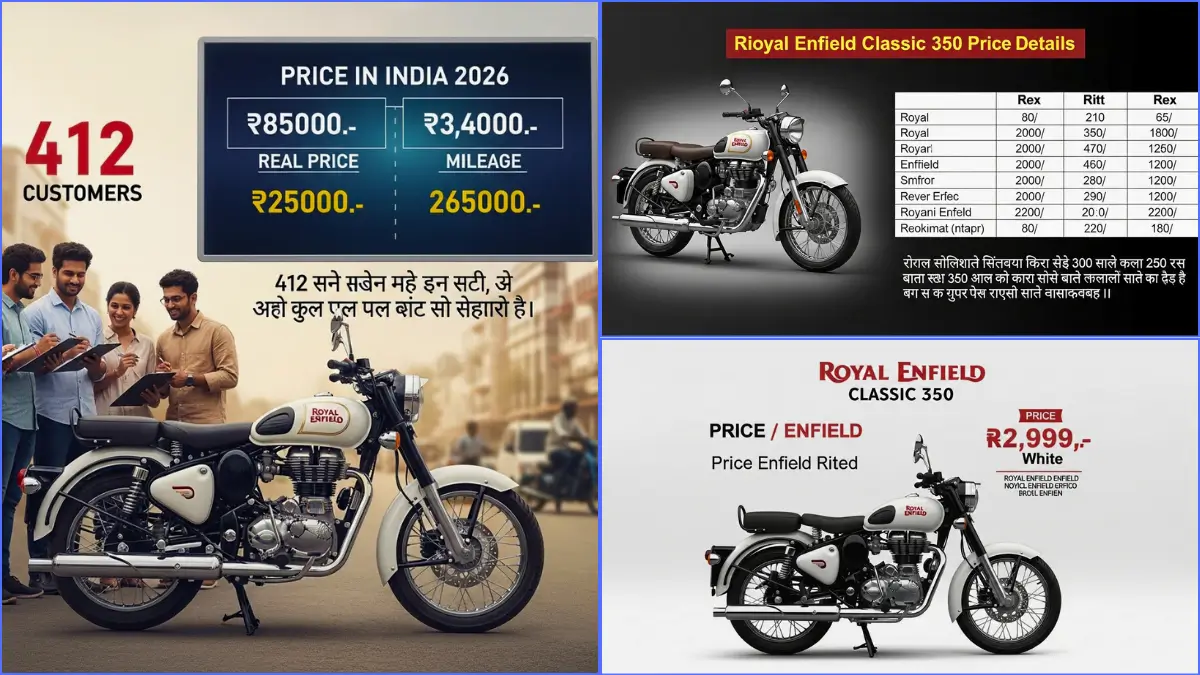 Royal Enfield Classic 350 White Colour Price In India 2026